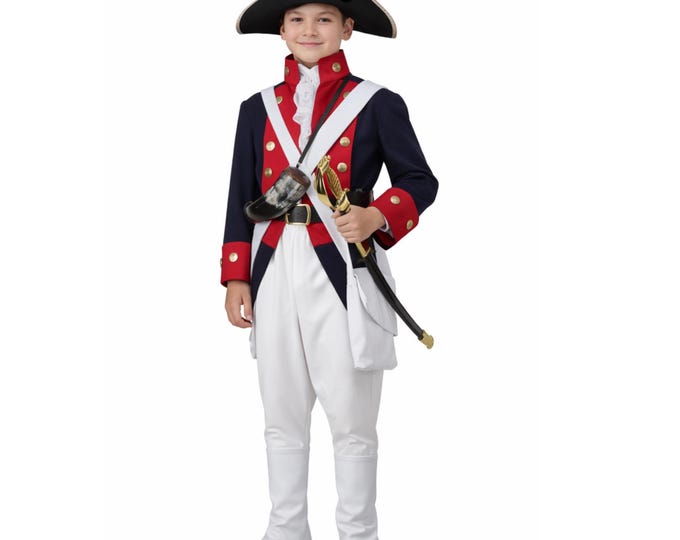 Continental Army Children's Revolutionary War Soldier Costume
