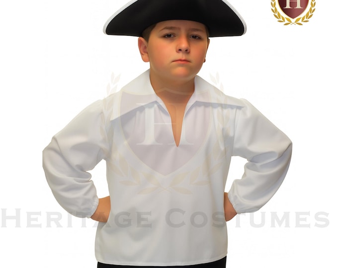Colonial Children's White Day Shirt