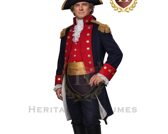 Adult John Paul Jones American Revolutionary War Uniform