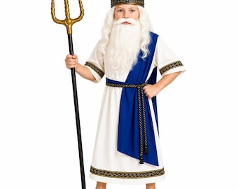 Kids Poseidon Costume | Greek God Neptune