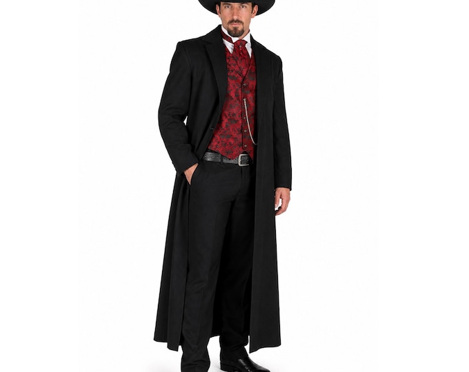 19th Century Victorian Rifle Frock Coat, Tombstone Coat