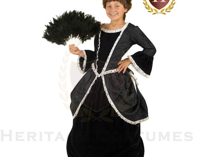 Girls’ Mary Todd Lincoln Costume – 19th-Century First Lady Dress