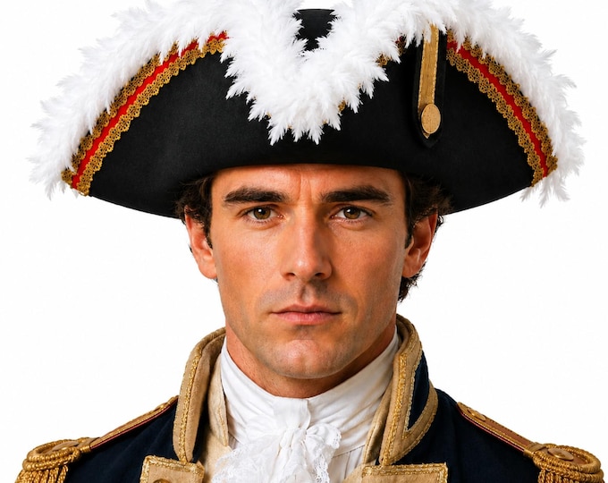 Colonial Officer's Tricorn Hat