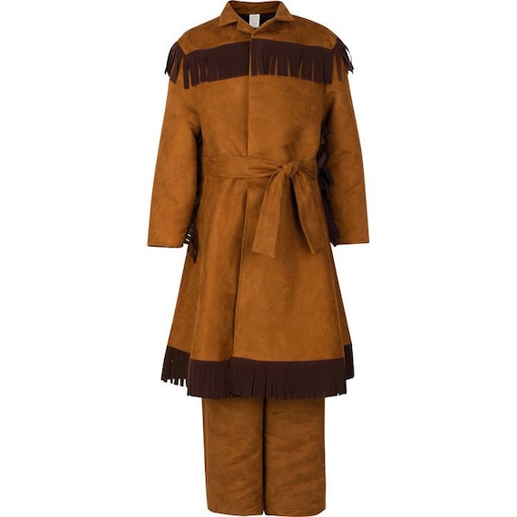 Brand New American Frontier Davy Crocket Child Costume