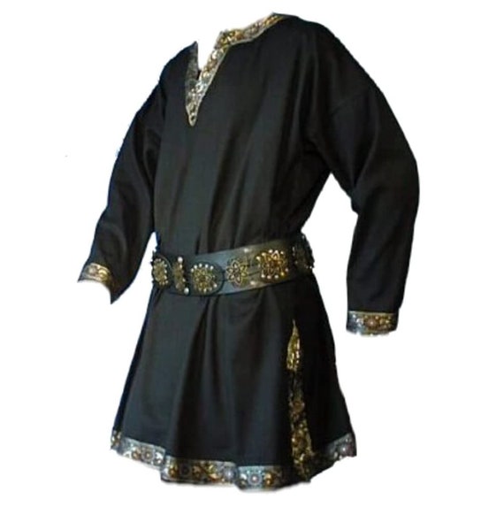 Medieval Celtic Viking Tunic Full Sleeves Renaissance Shirt - Etsy