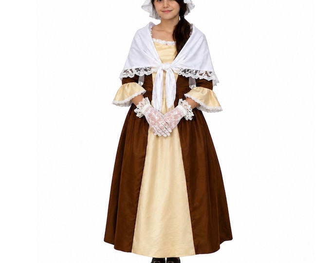 Mary Draper Girls Deluxe Colonial Dress