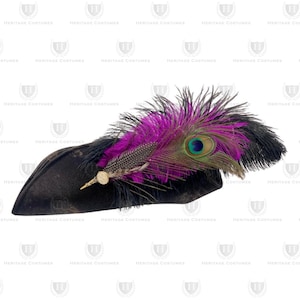 Pirate Feathered Hat, Swashbuckler Hat