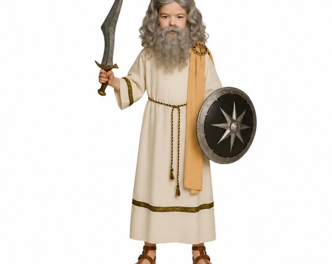 Zeus or Jupiter Costume for Kids – Greek & Roman Mythology Outfit