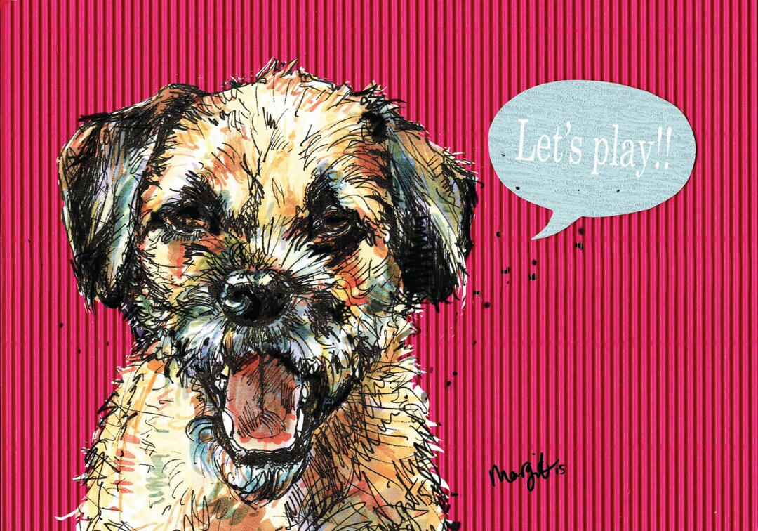 Custom Pet Portrait Custom Dog Portrait Painting Custom Dog Etsy