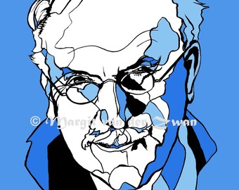 Carl Jung Art Decor Poster for the Intellectual Thinker and those interested in psychiatry, psychology, mental health, wellbeing, Freud