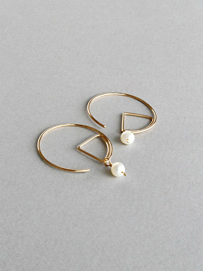 Pearl Earrings For Her Beach Wedding Jewelry For Bridesmaid Etsy