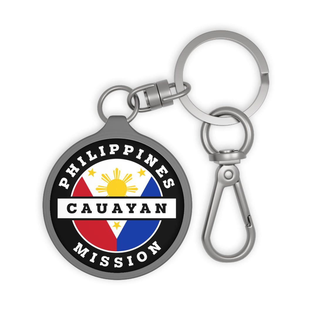 Mission Key Chain Philippines Cauayan Mission LDS Missionary Gift Keyring Bag Zipper ...