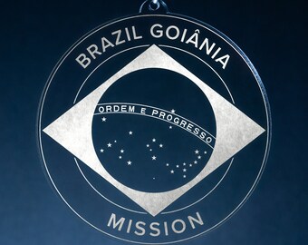 Brazil Goiania Mission Christmas Ornament | LDS Missionary Gift