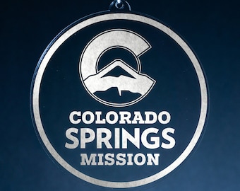 Colorado Colorado Springs Mission Christmas Ornament | LDS Missionary Gift
