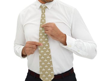 Corbata estampada del Templo de Tokio, Japón, para jóvenes misioneros SUD, hombres jóvenes, élderes, sacramento, sacerdocio y llamamiento.