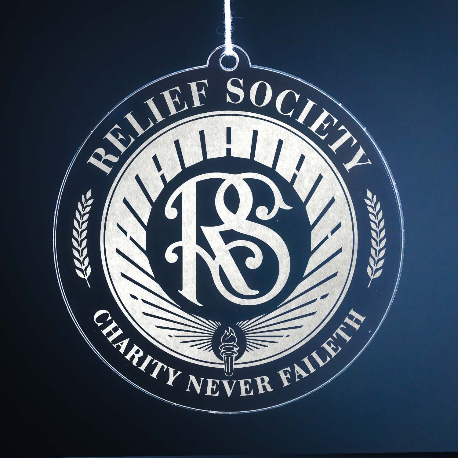 Relief Society Seal Black And White Clipart