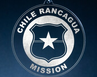 Chile Rancagua Mission Christmas Ornament | Prezent dla misjonarza LDS