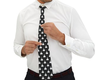 Corbata estampada del Templo de Sapporo, Japón, para jóvenes misioneros SUD, jóvenes élderes, sacramento, sacerdocio y llamamiento.