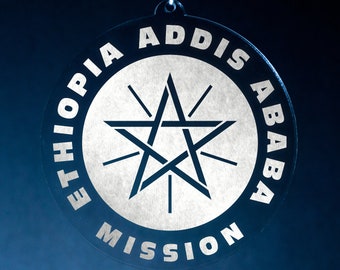 Ethiopia Addis Ababa Mission Christmas Ornament | LDS Missionary Gift