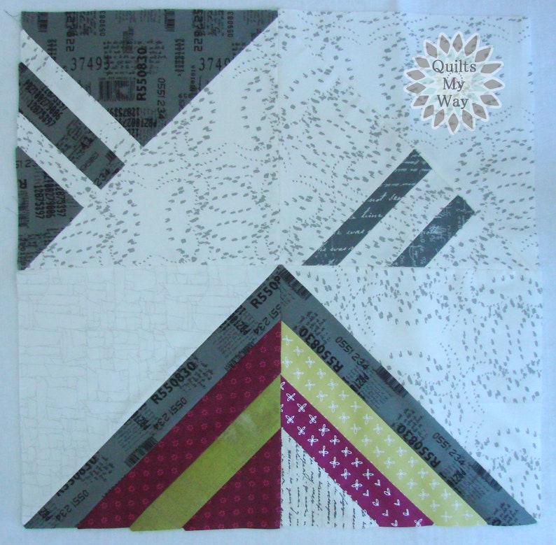Geometric Fun Quilt part 3