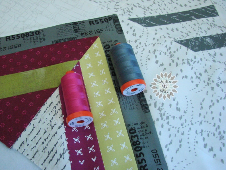 Geometric Fun Quilt part 3
