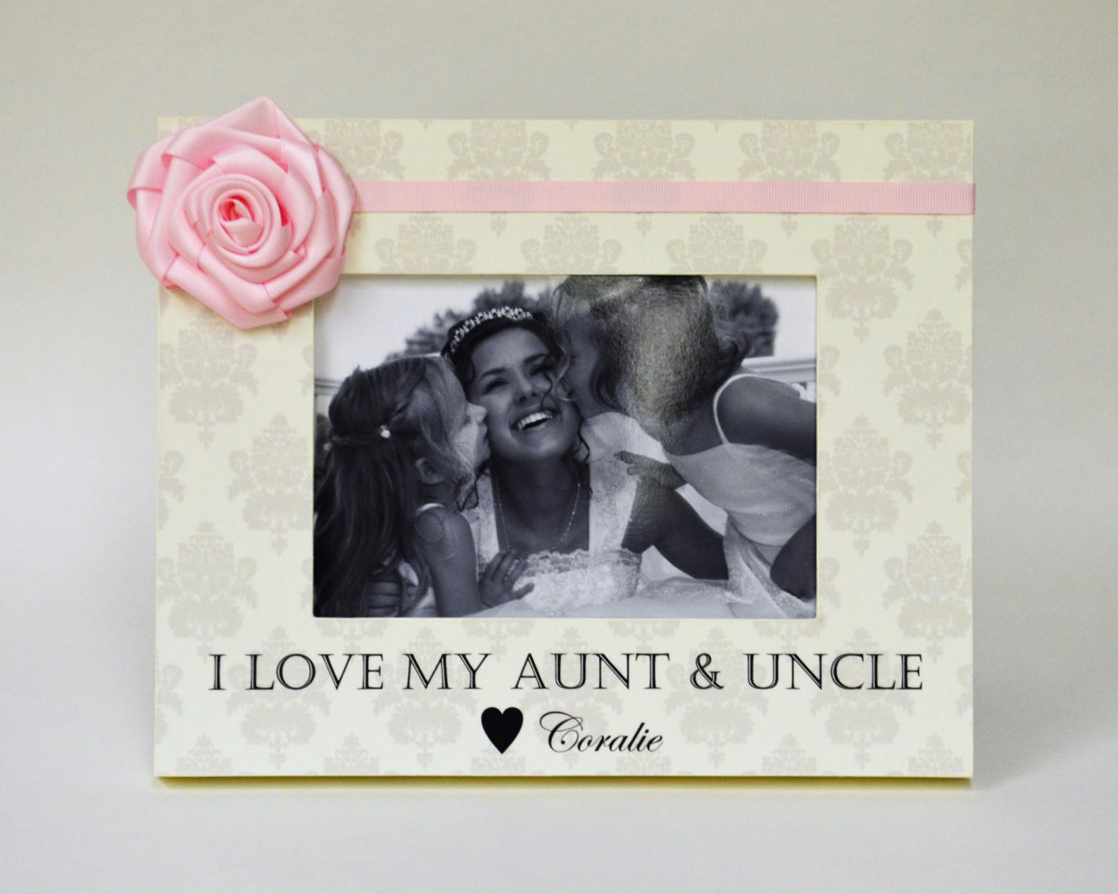 Aunt Uncle Picture Frame Gift Personalized from Niece Nephew Etsy
