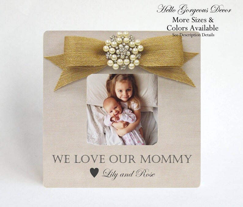 Mother/'s Day Gift to Mom from Children Picture Frame Personalized Gift for Mother from Kids We Love Our Mommy Mother/'s Day Frame Gift Ideas
