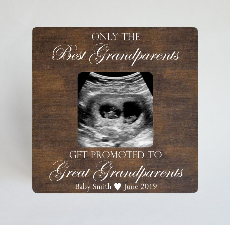 Great Grandparents Pregnancy Announcement Ultrasound Frame Etsy