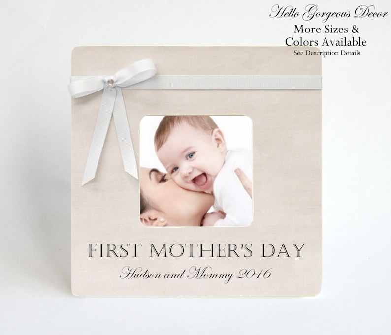 New Mom Picture Frame First Mothers Day Picture Frame Mothers Day Gift from Baby Personalized Mothers Day Gift Present for New Mommy Gift for Mommy from Baby