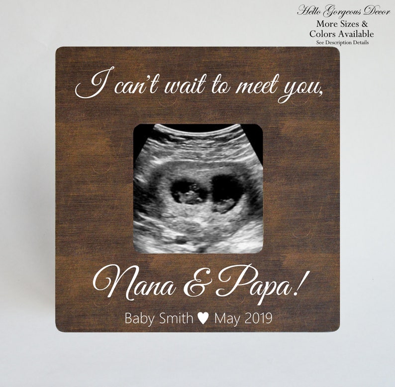 Pregnancy Announcement for Grandparents Ultrasound Frame | Etsy Pregnancy Announcement for Grandparents Ultrasound Frame | Etsy