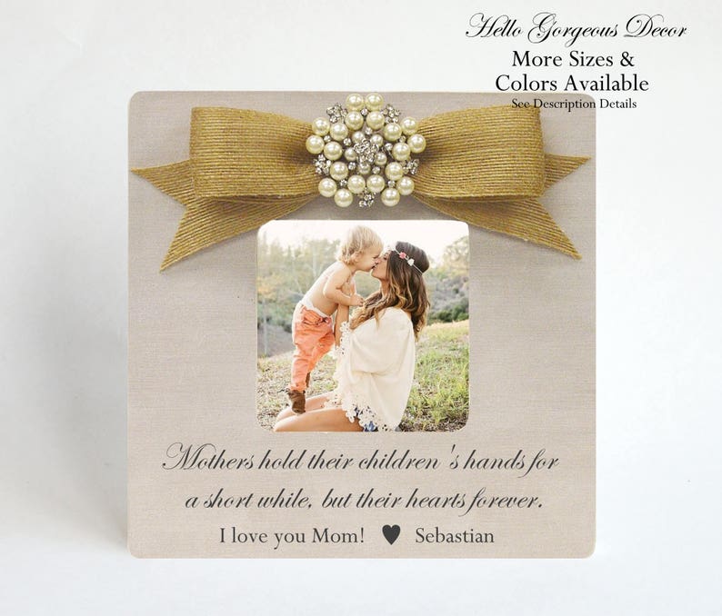 Mom Mother Picture Frame Gift For From Baby Personalized Image 0