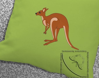 Kangaroo ITH machine embroidery designs in 3 sizes and 9 formats