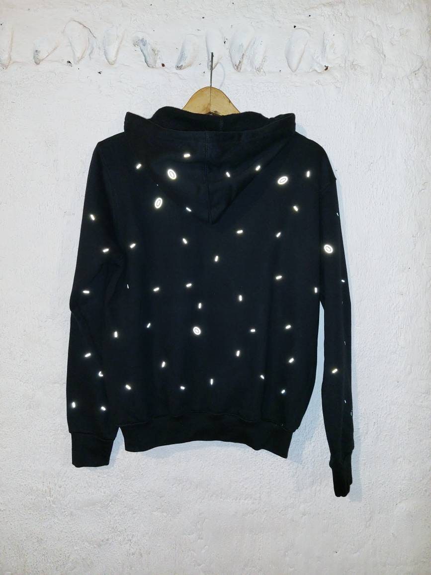 Reflective Hoodie Light Reflective Hoodie Awesome Hoodie Etsy
