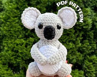 Koala Crochet Pattern, Amigurumi Crochet Pattern, DIGITAL DOWNLOAD