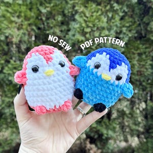 Penguin Crochet Pattern, No Sew Crochet Pattern, Crochet Pattern, DIGITAL DOWNLOAD