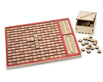 Word Board Game Made from Plywood