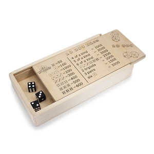 Dice Game with Tray Box