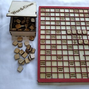 Word Board Game Made From Plywood - Etsy