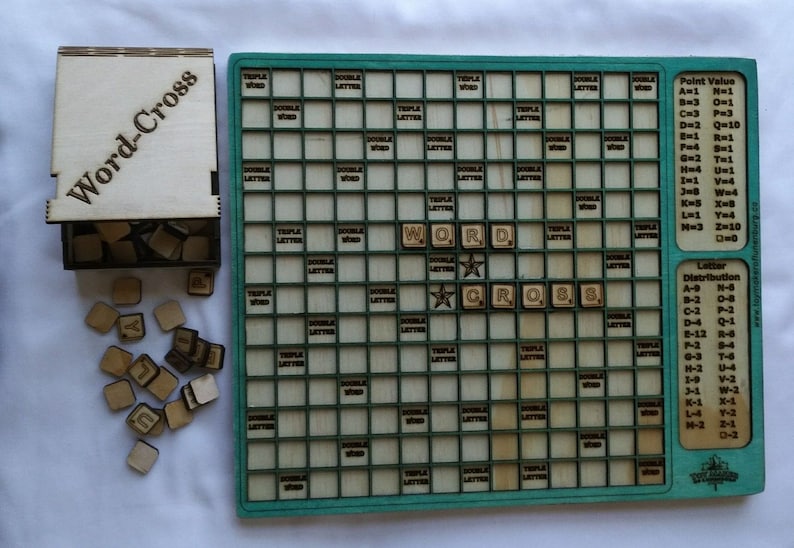 Word Board Game Made From Plywood - Etsy