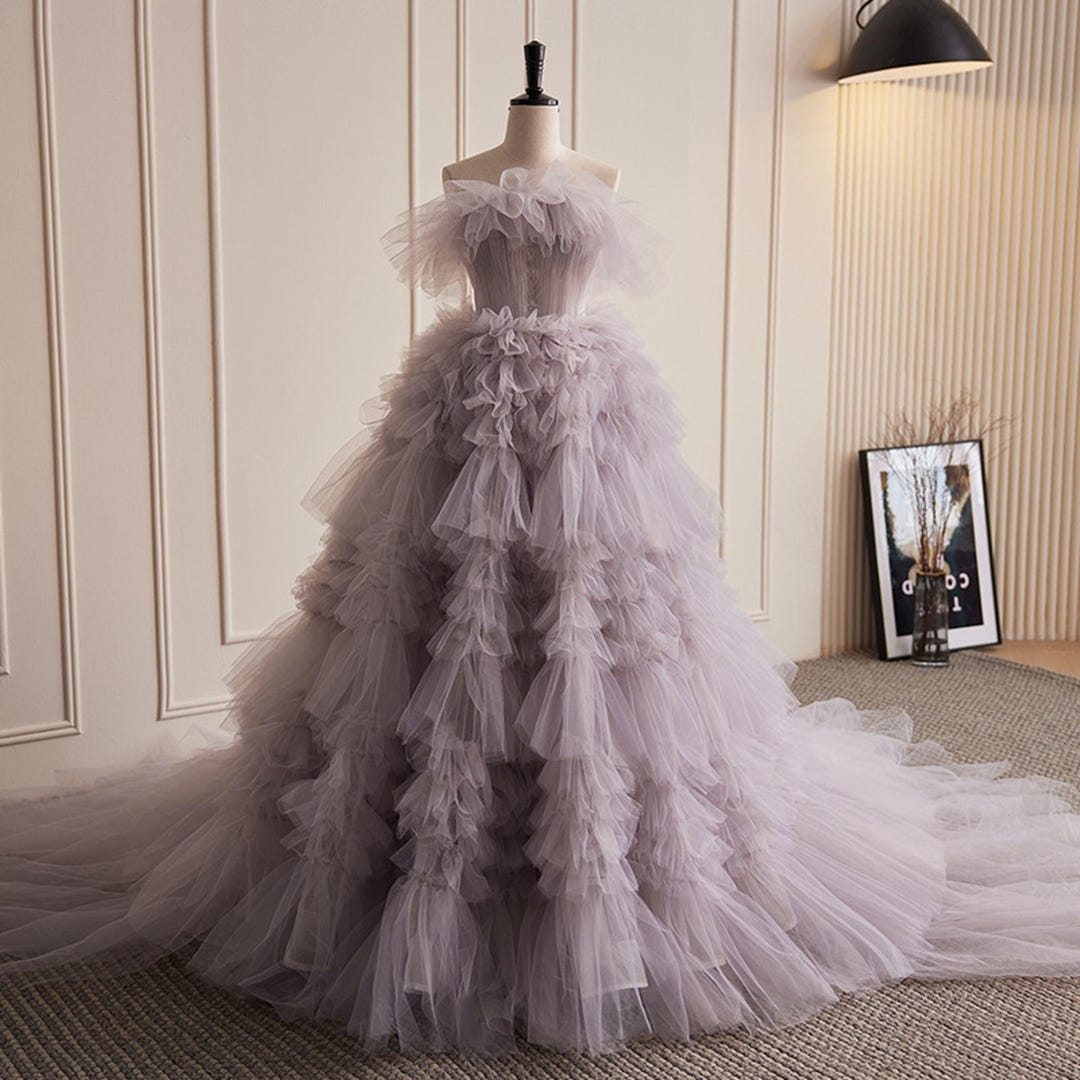 Purple Bouquet Dress