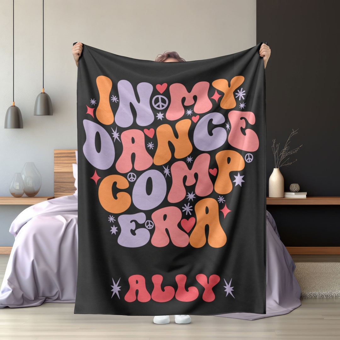 Personalized Dance Name Blanket, Custom Comp Dancer Throw, Competitive ...