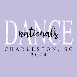 Dance Nationals - Charleston, SC PNG & SVG File