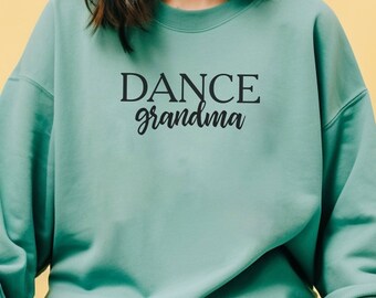 Sweat grand-mère danse, danse nana ras du cou, danse grand-mère ras du cou, cadeau sweat-shirt pour la danse Gigi unisexe confort couleurs sweat-shirt