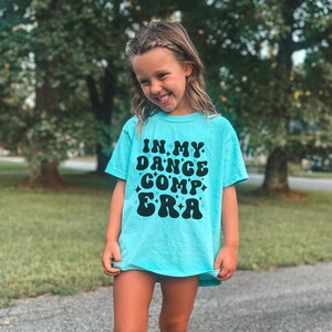 Youth Dance Tee, Kids Competition Dancer Shirt, In My Dance Comp Era, Youth Comp Dancer Midweight Tee, Comfort Colors, Retro Dance T-shirt