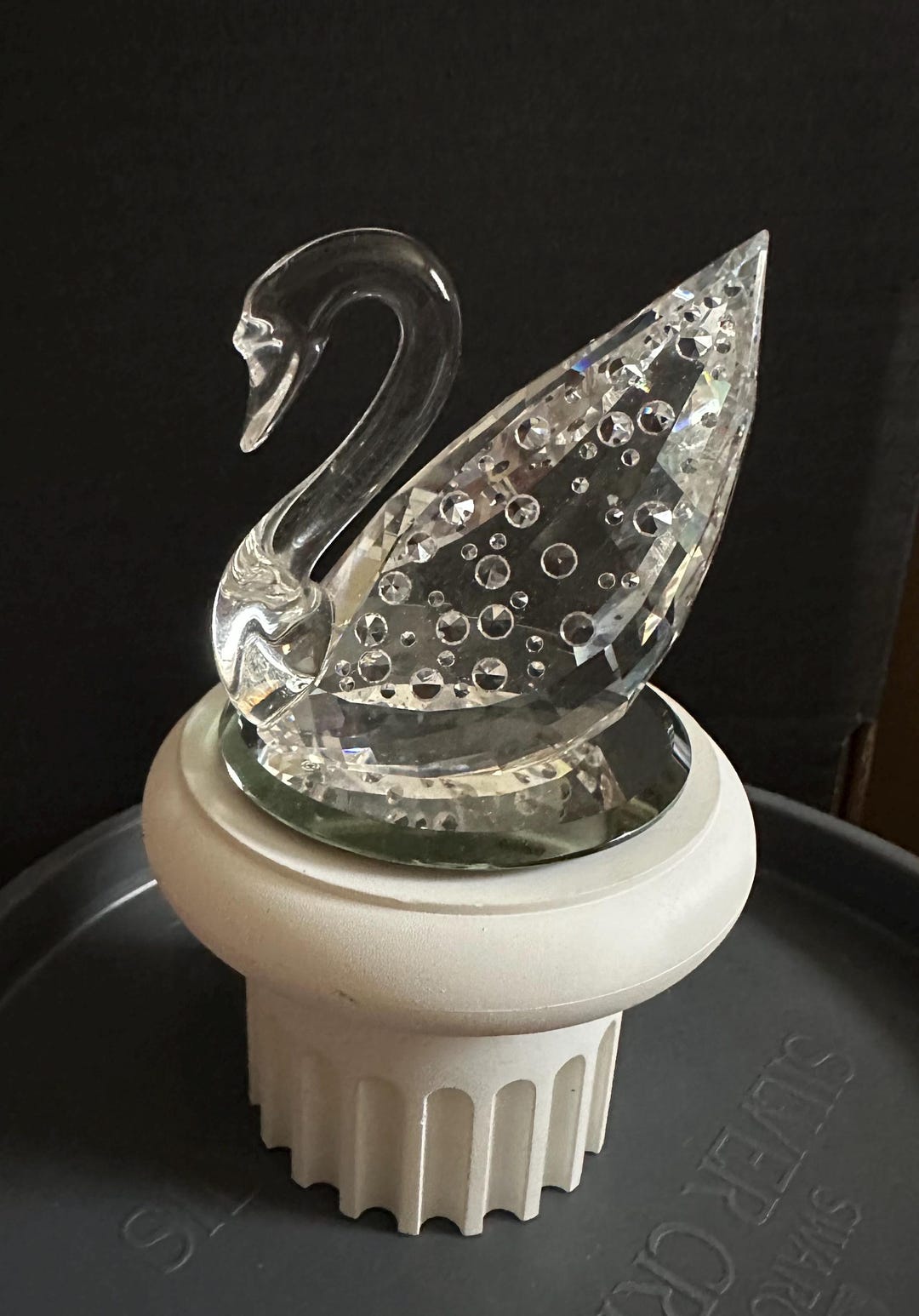Swarovski Crystal CENTENARY SWAN Figurine & Stand 100 Years - Etsy