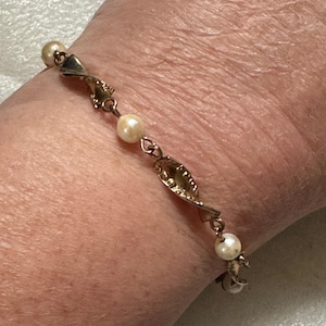 Bracelet Cacharel Argenté Et Noir émaillé - Bijou Fantaisie Français Vintage