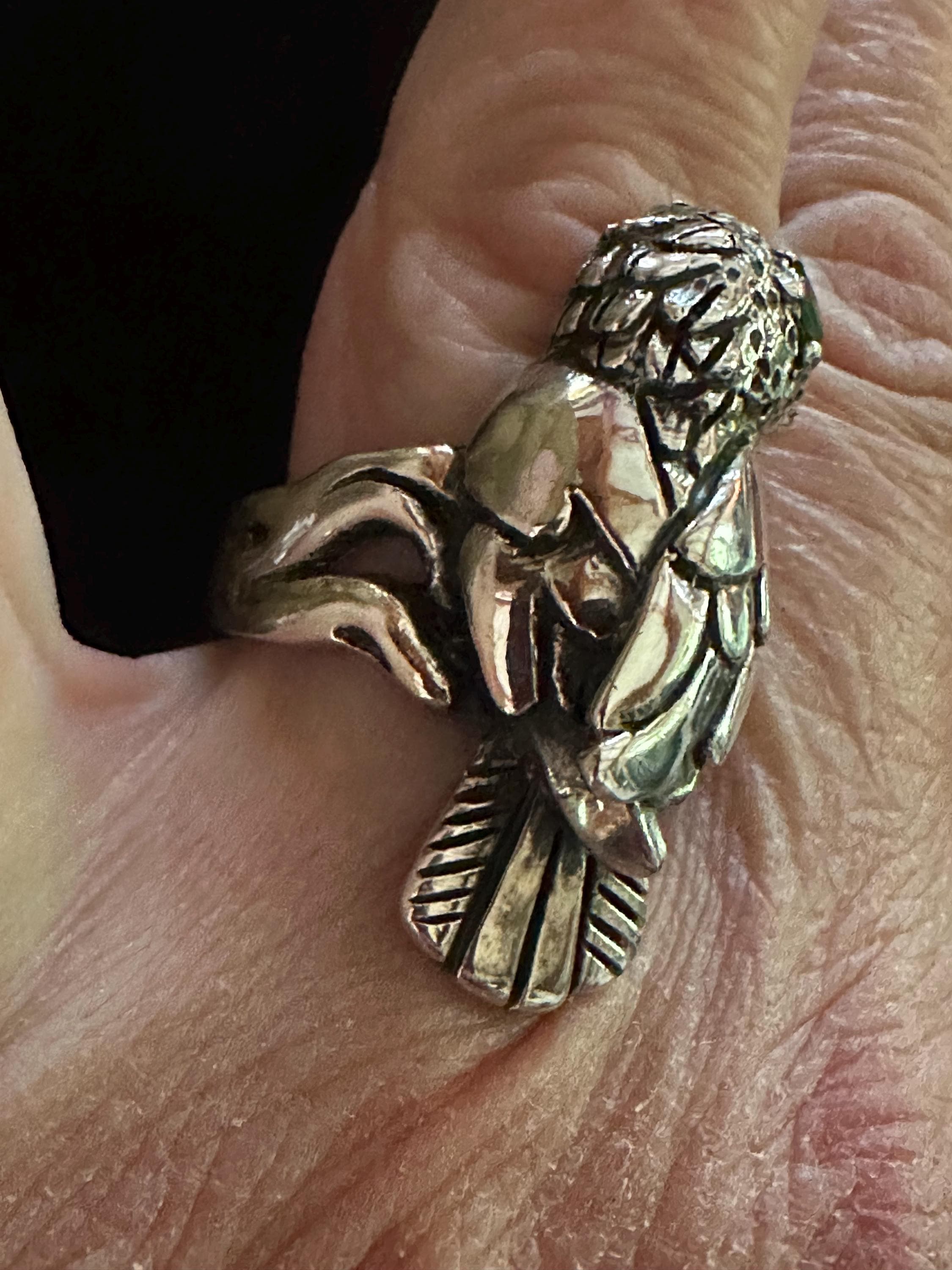Vintage Mexico Sterling Silver 925 Bird Ring Sz 8.25 - Etsy