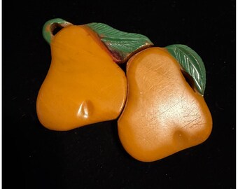 Pear Shaped Bakelite 2pc Buckle - Etsy Ireland display picture 2