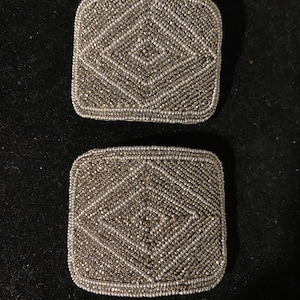 Pair of Art Deco Cut Steel Shoe Clips France