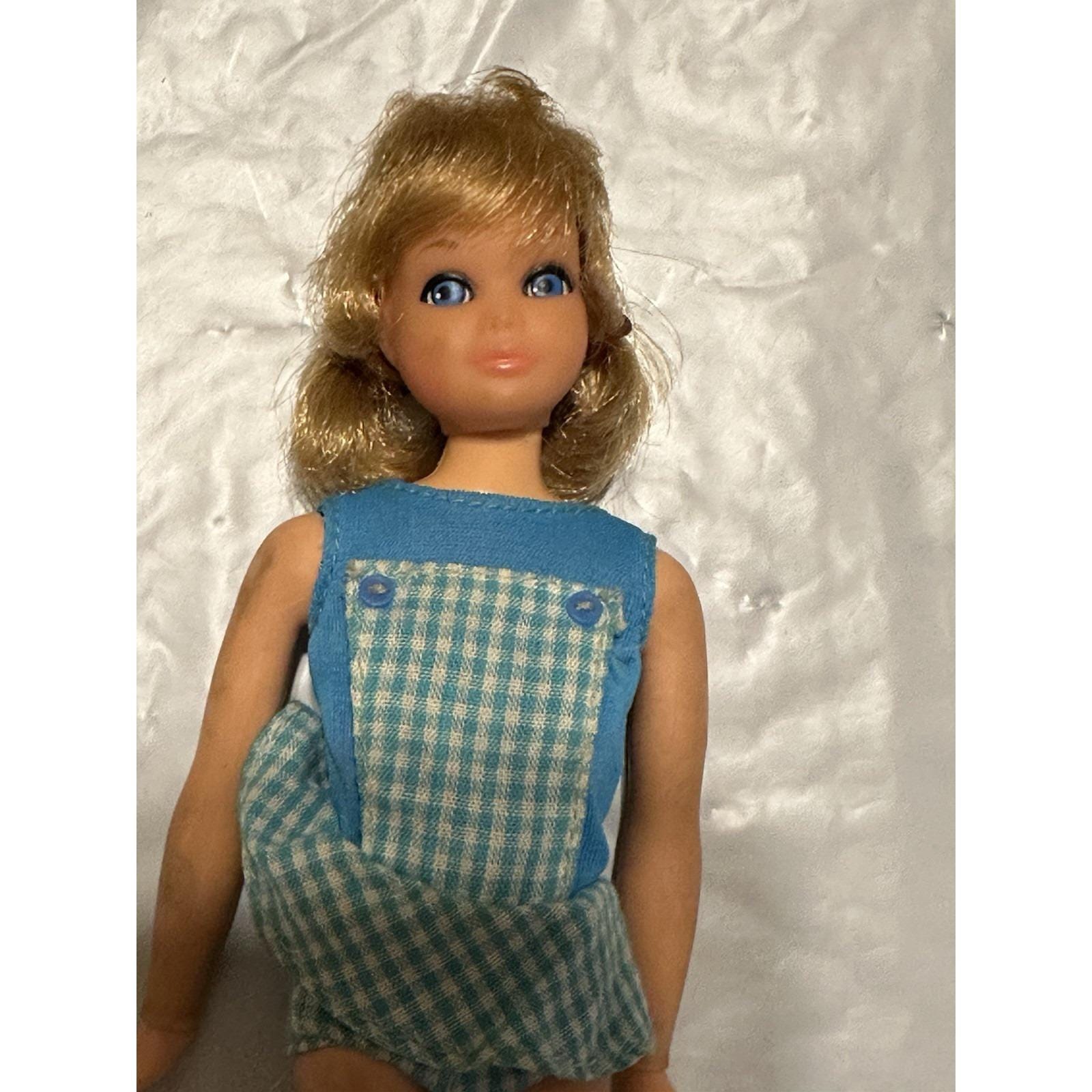 Tenue Barbie Vintage 1972 – The Short Set Mattel #3481, Pull, Short, Bottes Rouges